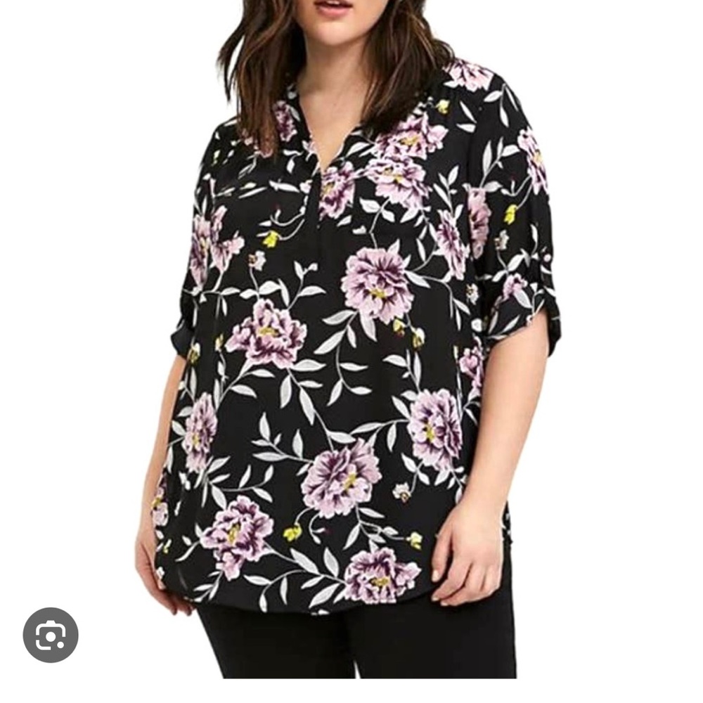 torrid Sz 0 Blouse Tunic Length